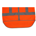 Haute visibilité Orange Reflective Safety Vest Reflective Apparel Factory